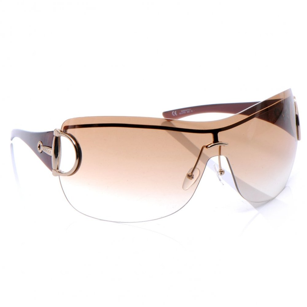 Vintage Gucci Horsebit Rimless Sunglasses